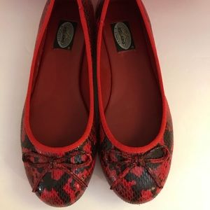 BOLARO By Summer Rio Ladies Red Flats